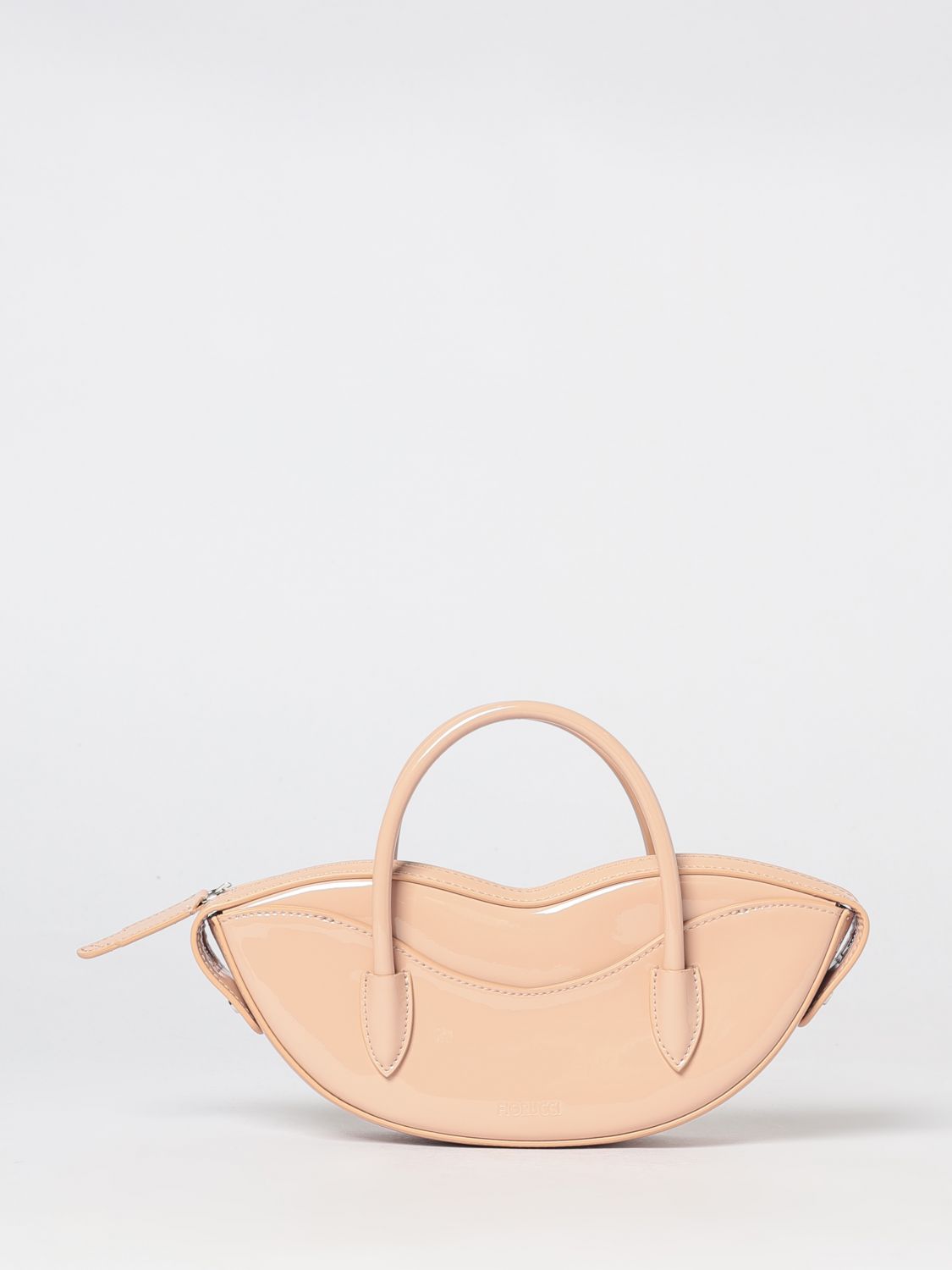 Fiorucci Lips Mini Bag in Patent Synthetic Leather with Double Handle · OS