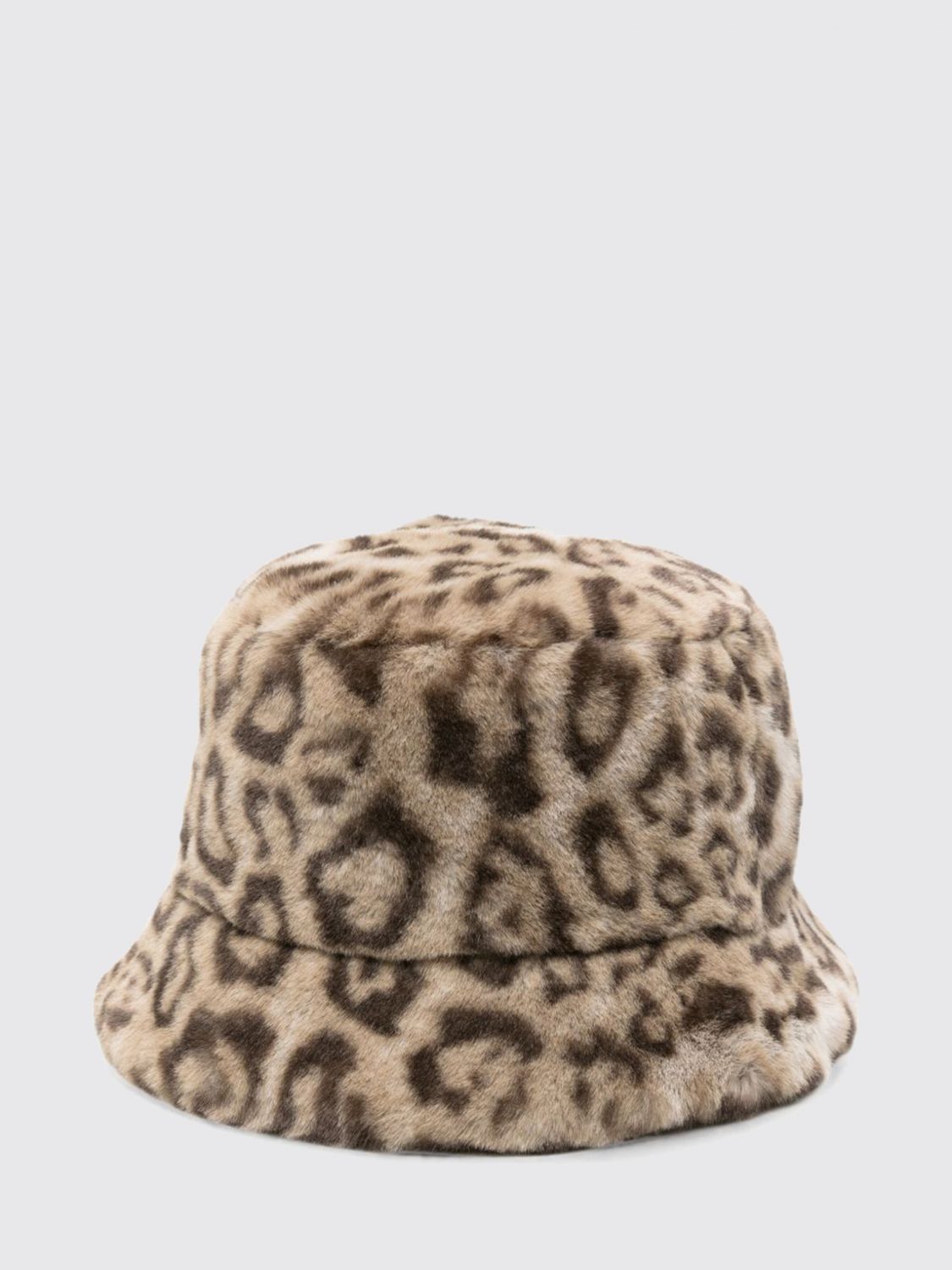 APPARIS Fischerhut aus Kunstpelz mit Animal-Print und mittlerer Krempe