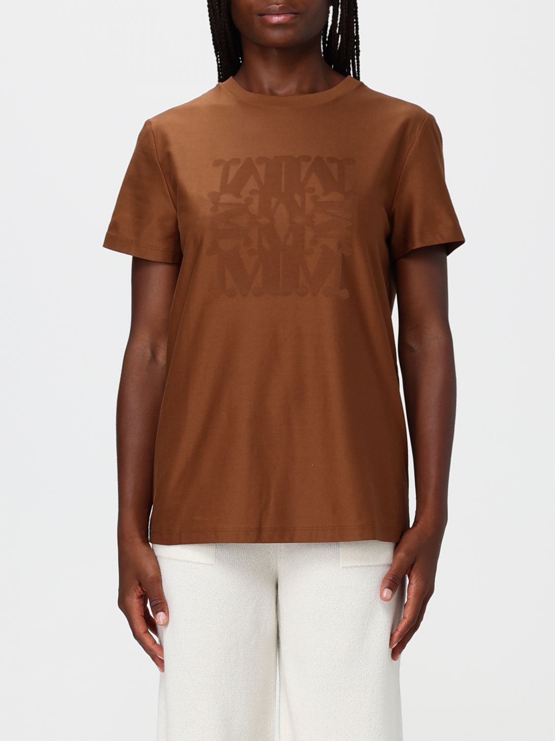 MAX MARA T-Shirt Woman color Brown