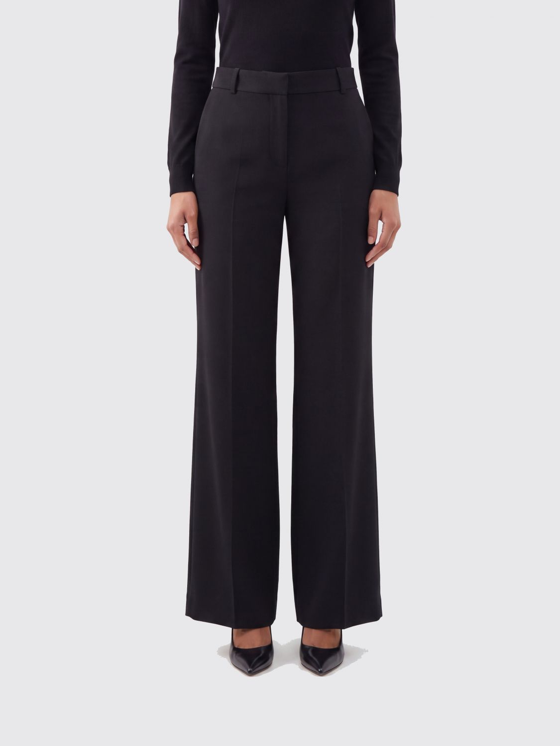 THE ROW Pants Woman color Black
