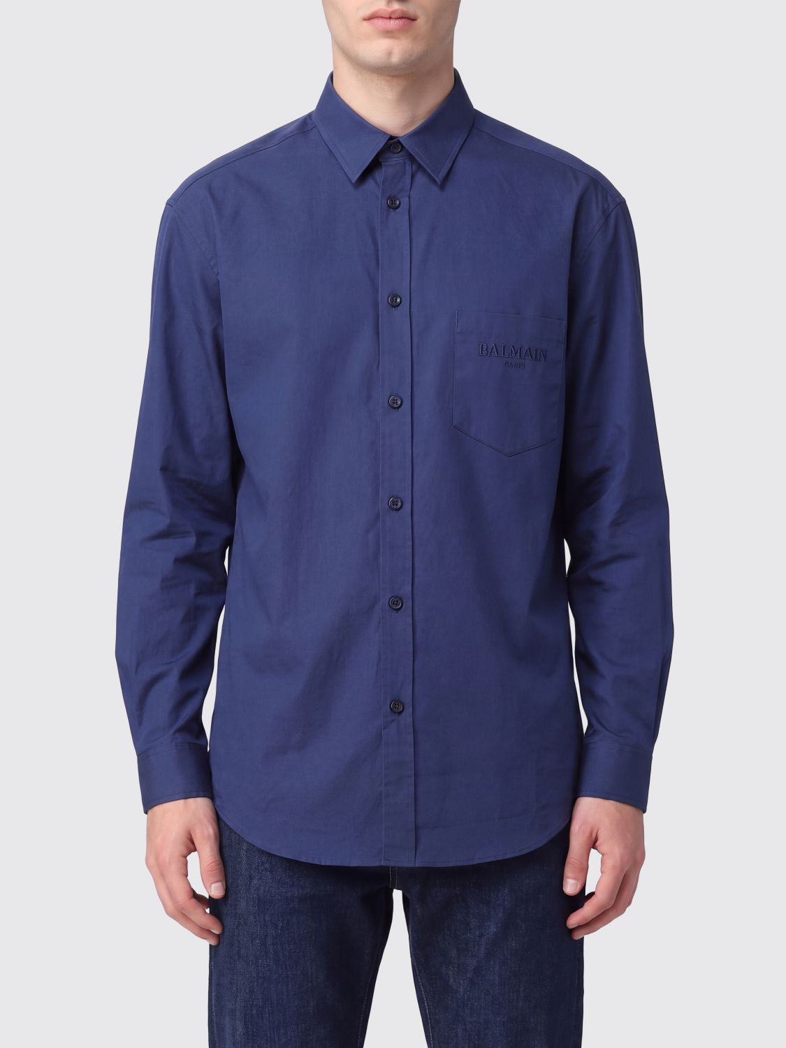 BALMAIN Camicia Uomo colore Blue