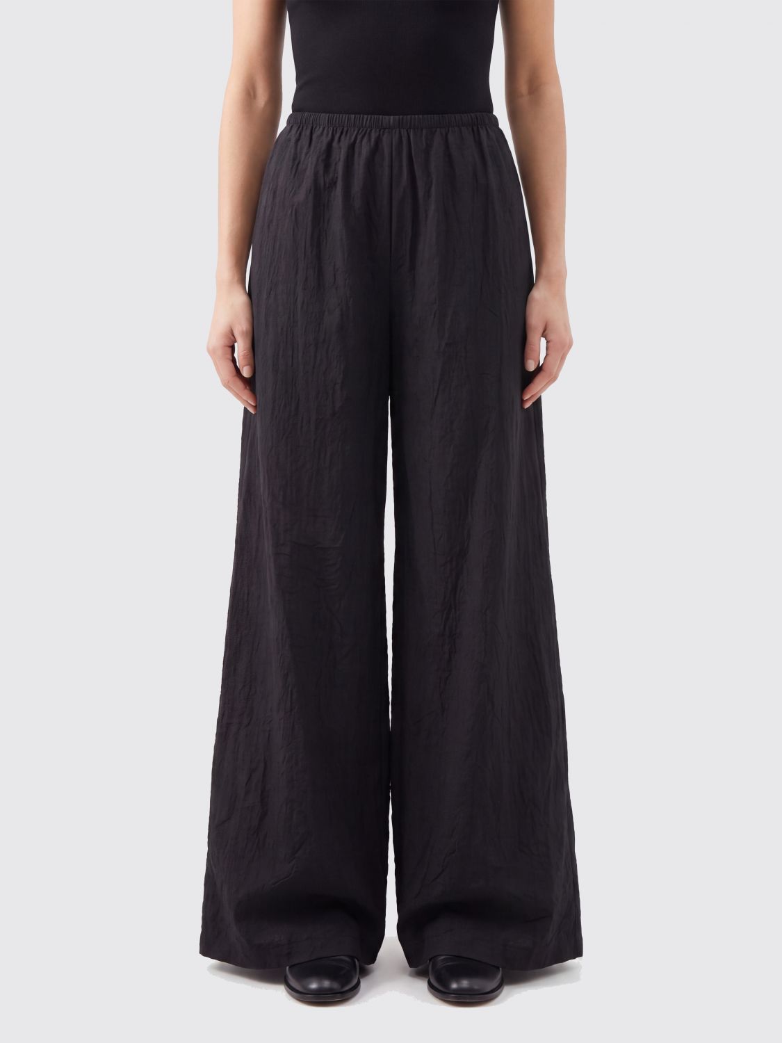 THE ROW Pants Woman color Black