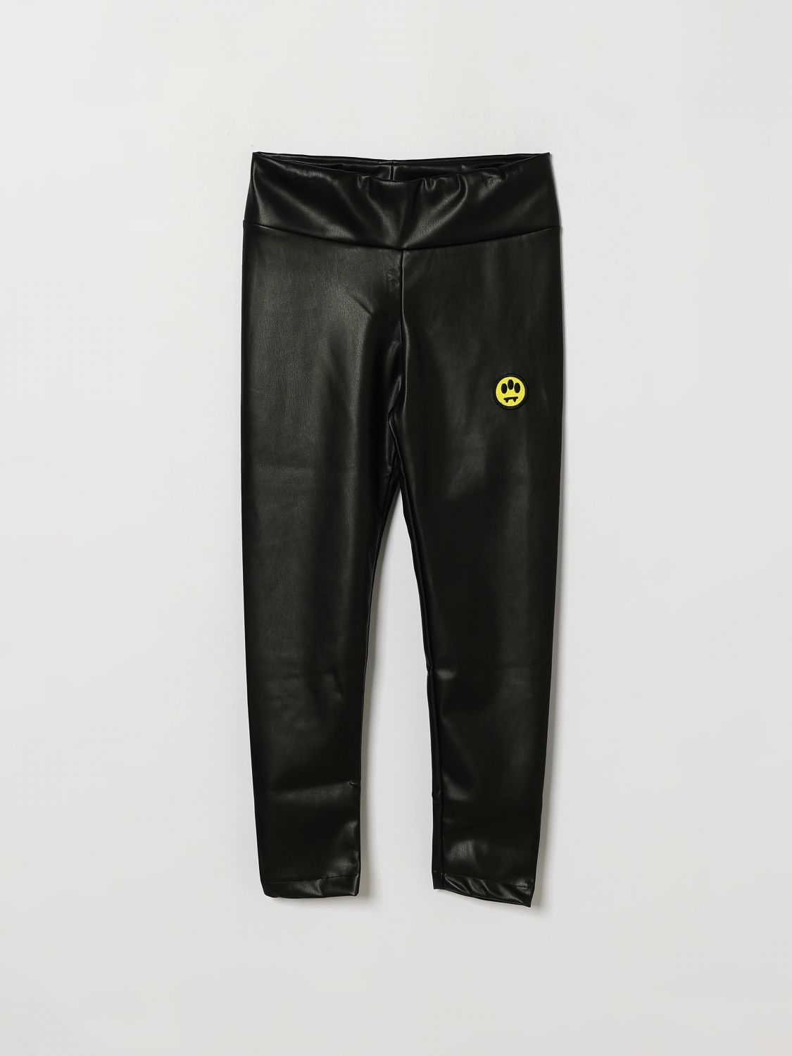 BARROW KIDS Skinny-Fit-Leggings aus Kunstleder mit Logo für Jungen