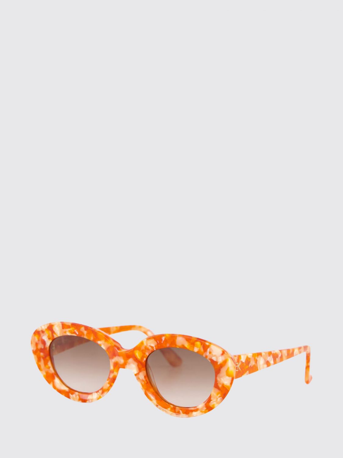 Emmanuelle Khanh Gigi Oval-Frame Acetate Sunglasses