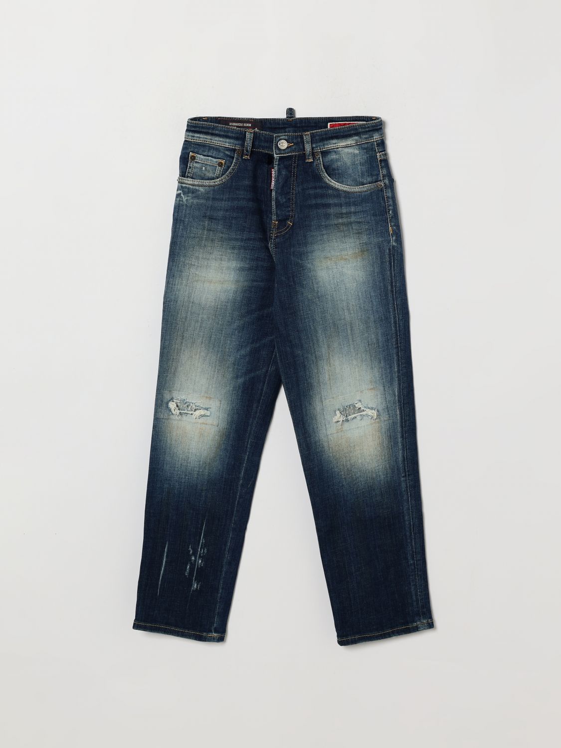 DSQUARED2 Pants Kids color Denim