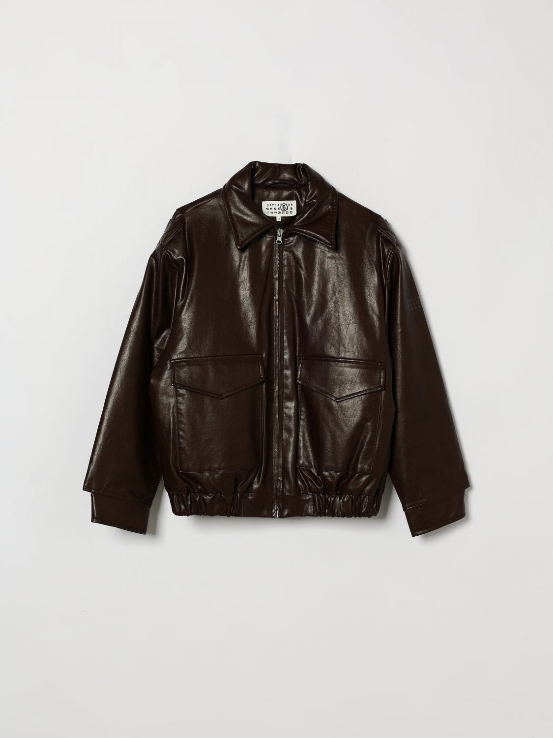 MM6 MAISON MARGIELA Coat Kids color Brown