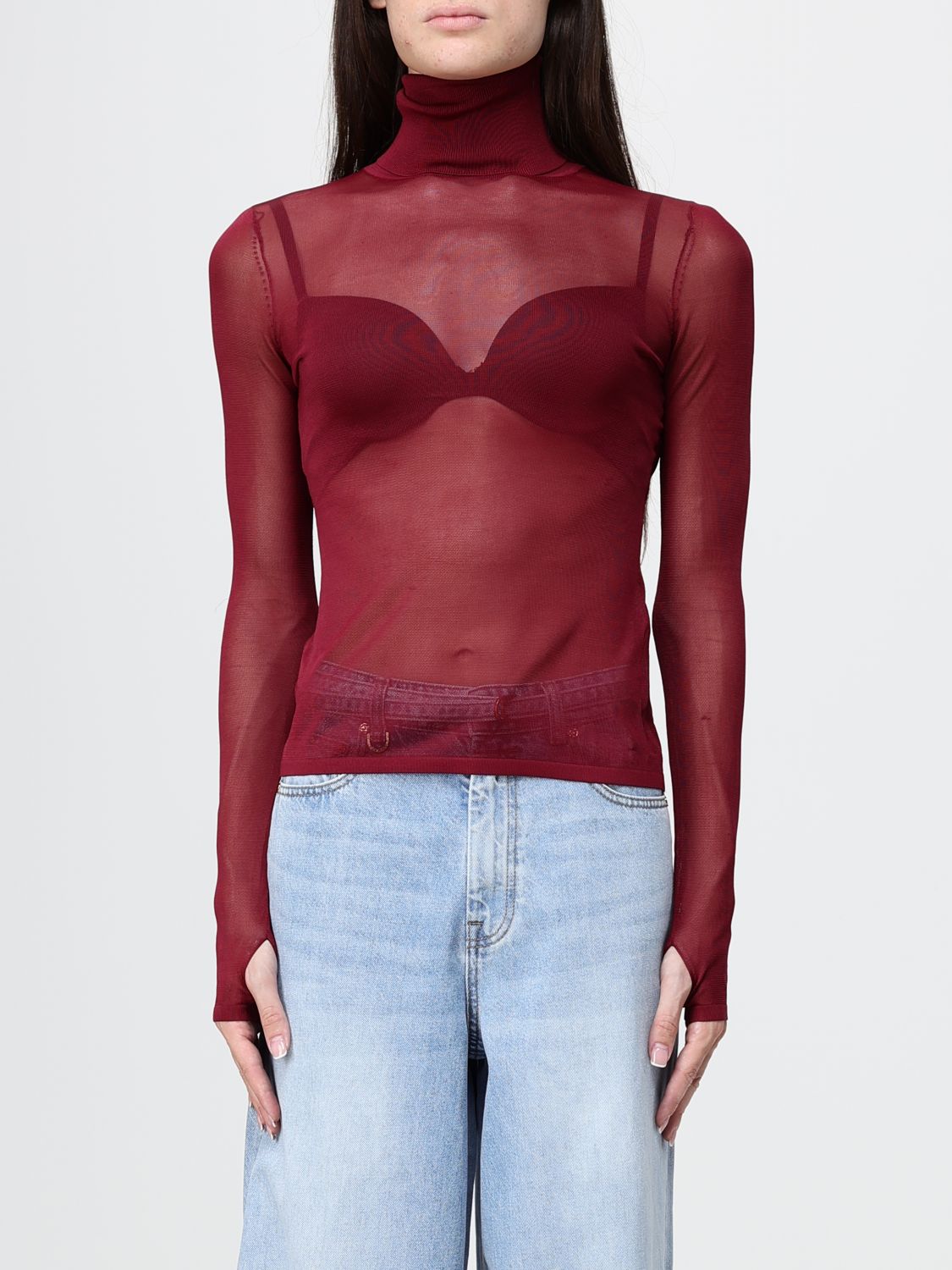 ZIMMERMANN Sweater Woman color Burgundy