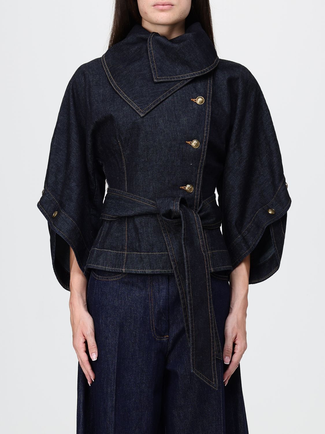 ZIMMERMANN Jeans Woman color Blue
