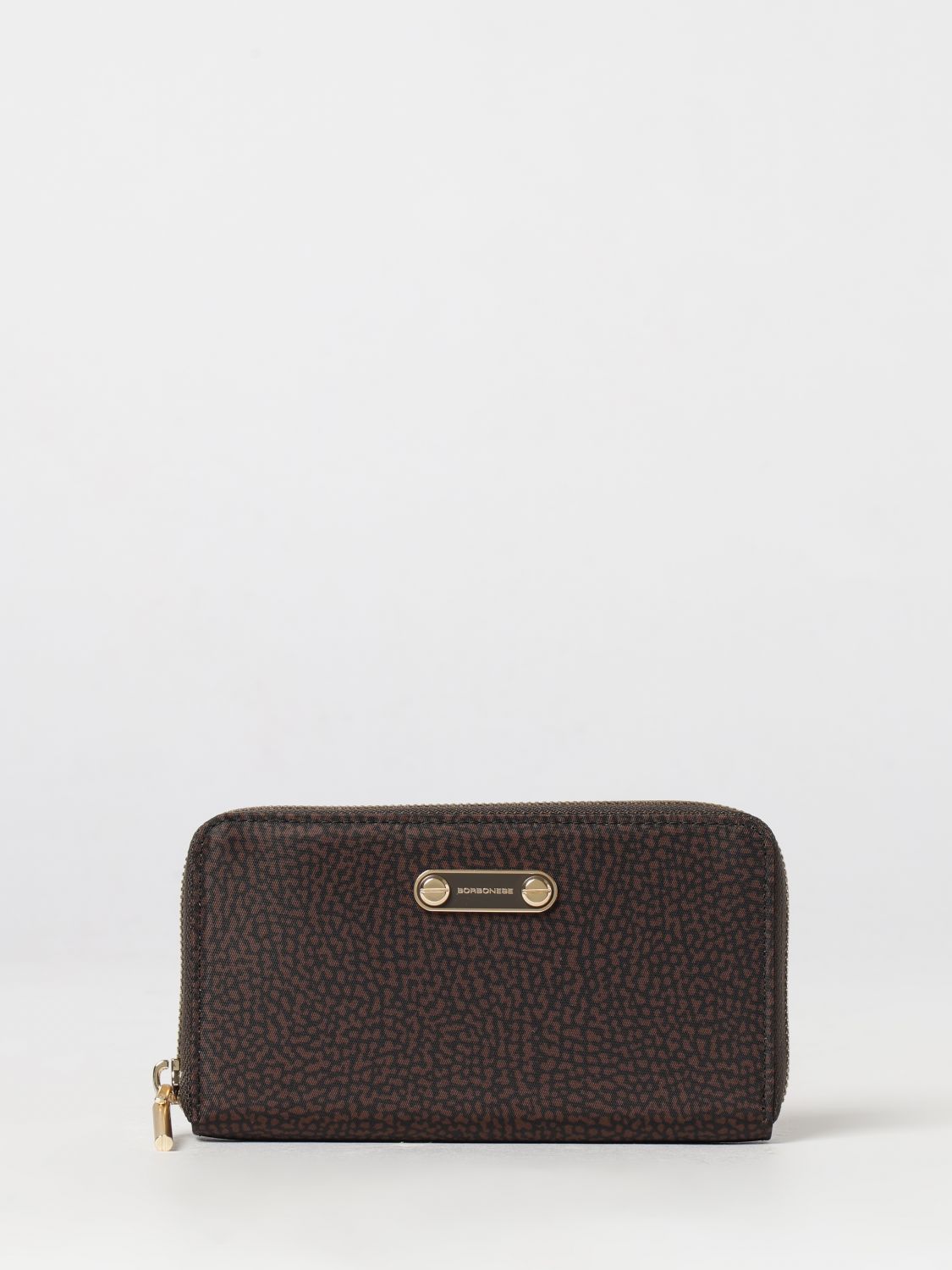 Borbonese Continental Polka Dot Recycled Nylon Zip-Around Wallet