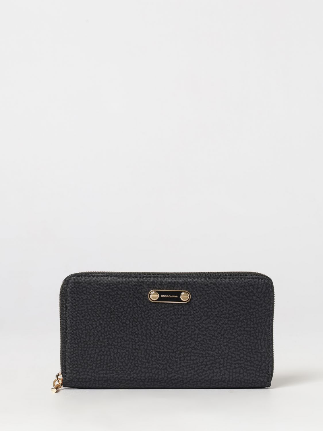 Borbonese Continental Polka Dot Recycled Nylon Zip-Around Wallet