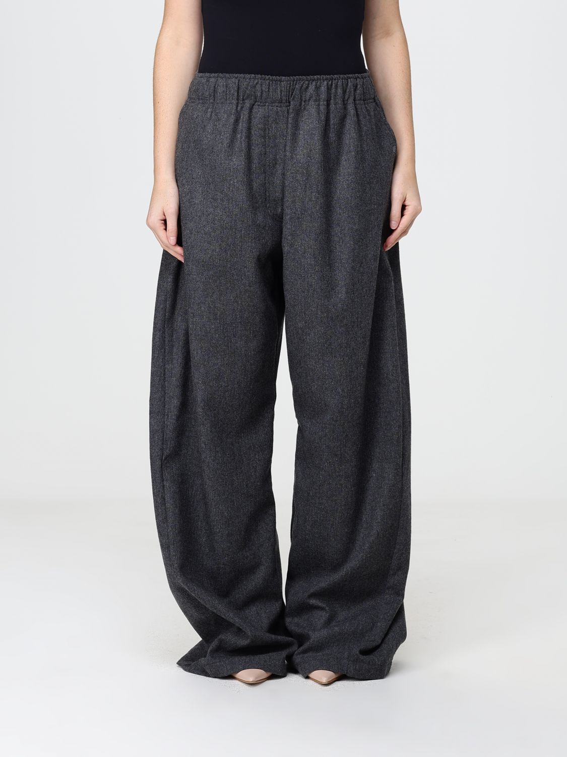 THELATEST Pants Woman color Grey