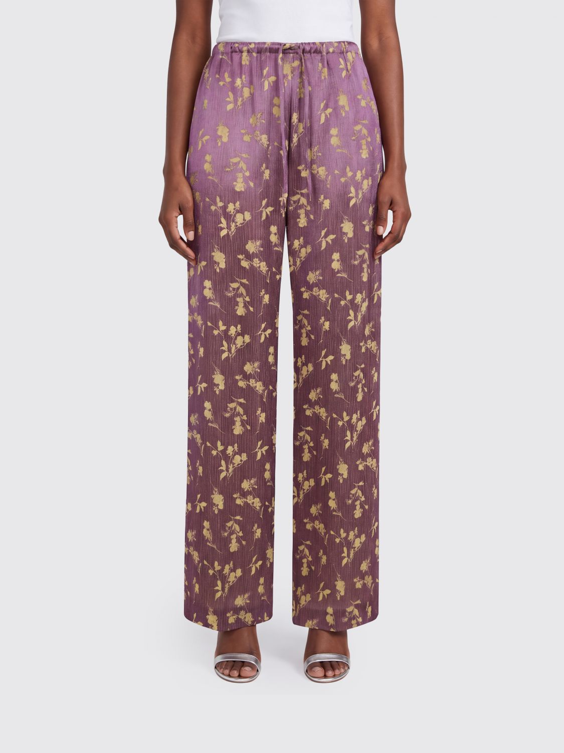 DRIES VAN NOTEN Pants Woman color Violet