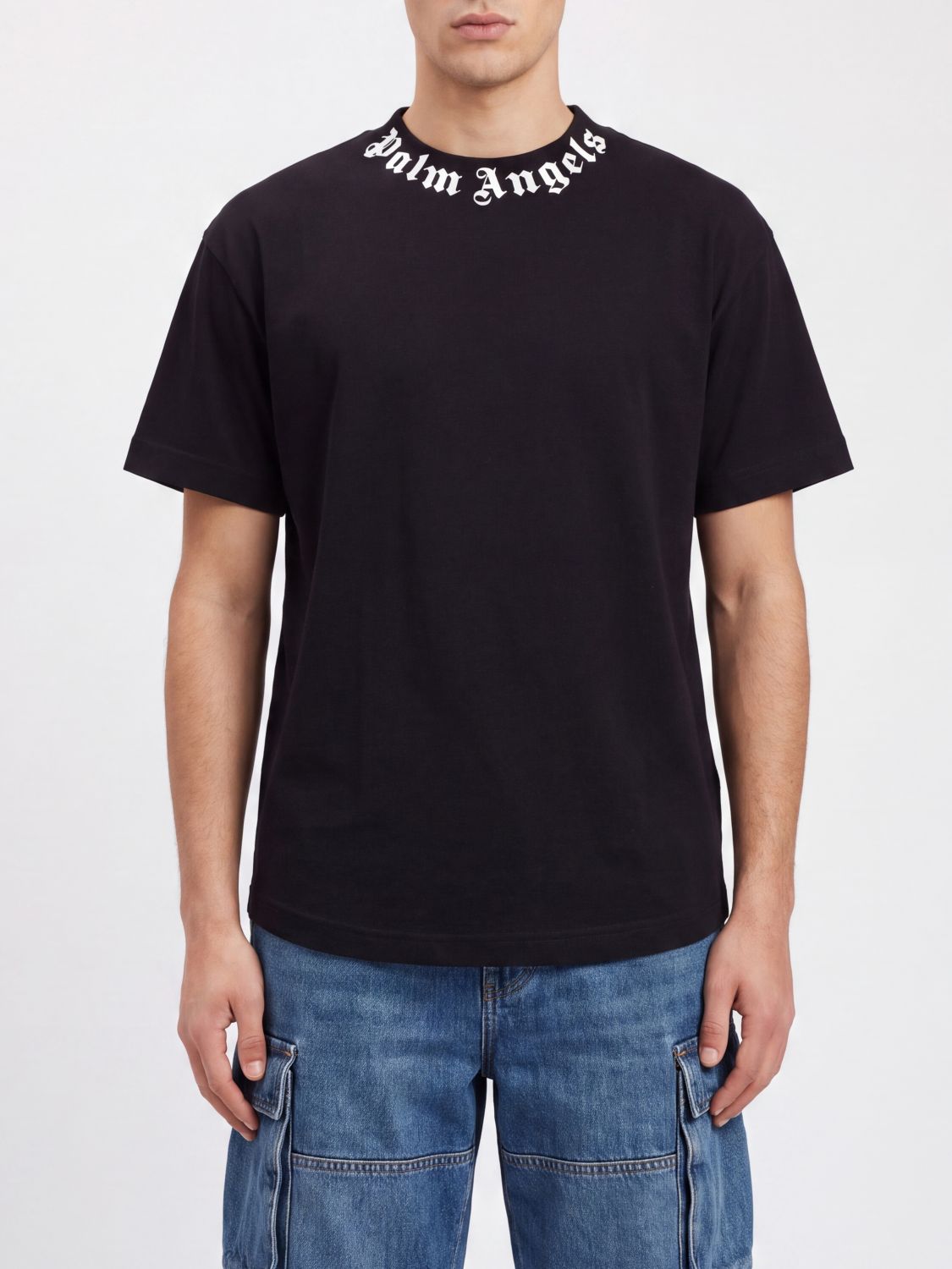 PALM ANGELS Polo Shirt Men color Black