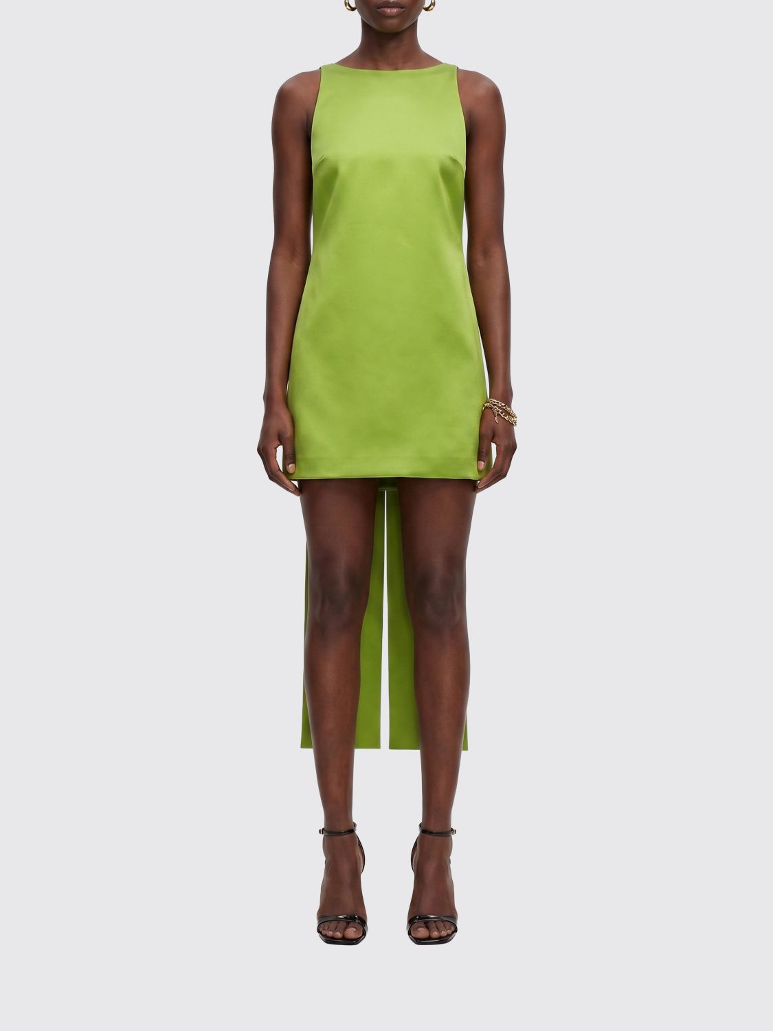 SELF-PORTRAIT Dress Woman color Green