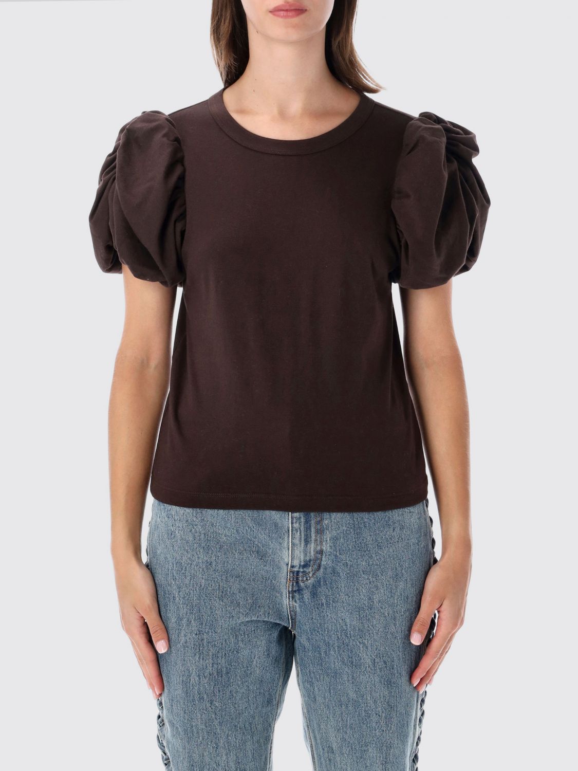 ROTATE T-Shirt Woman color Brown