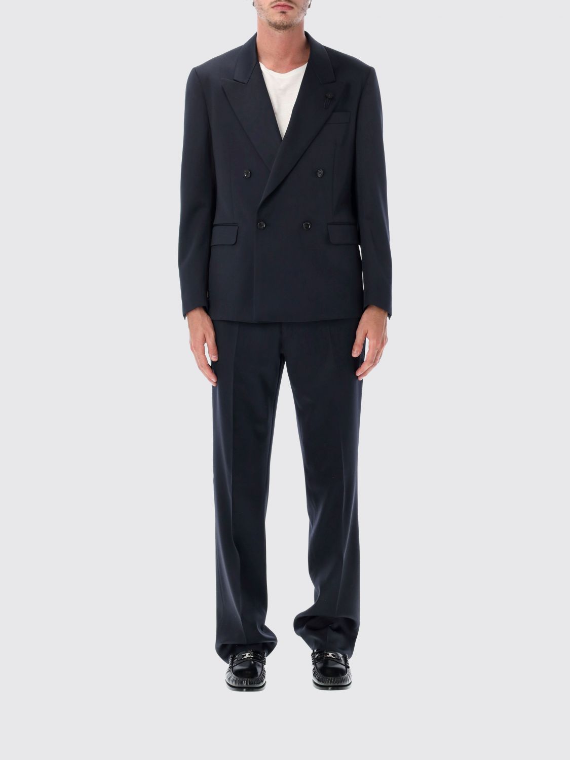 LARDINI Suit Men color Blue