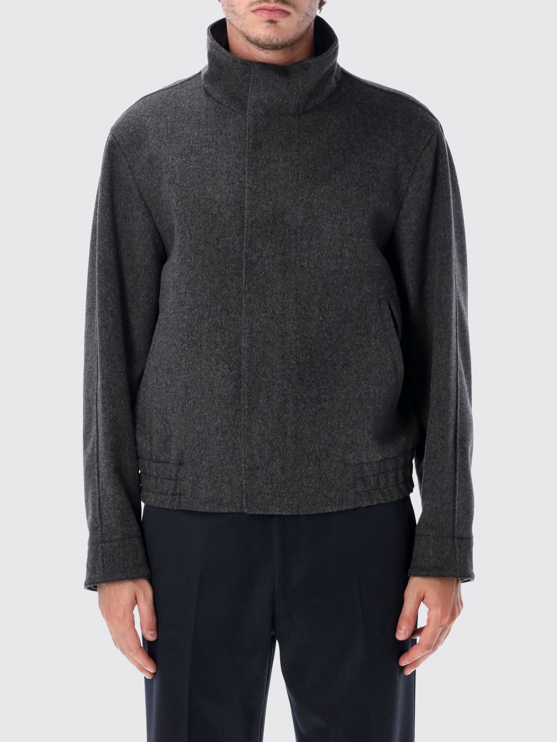 LARDINI Jacket Men color Grey