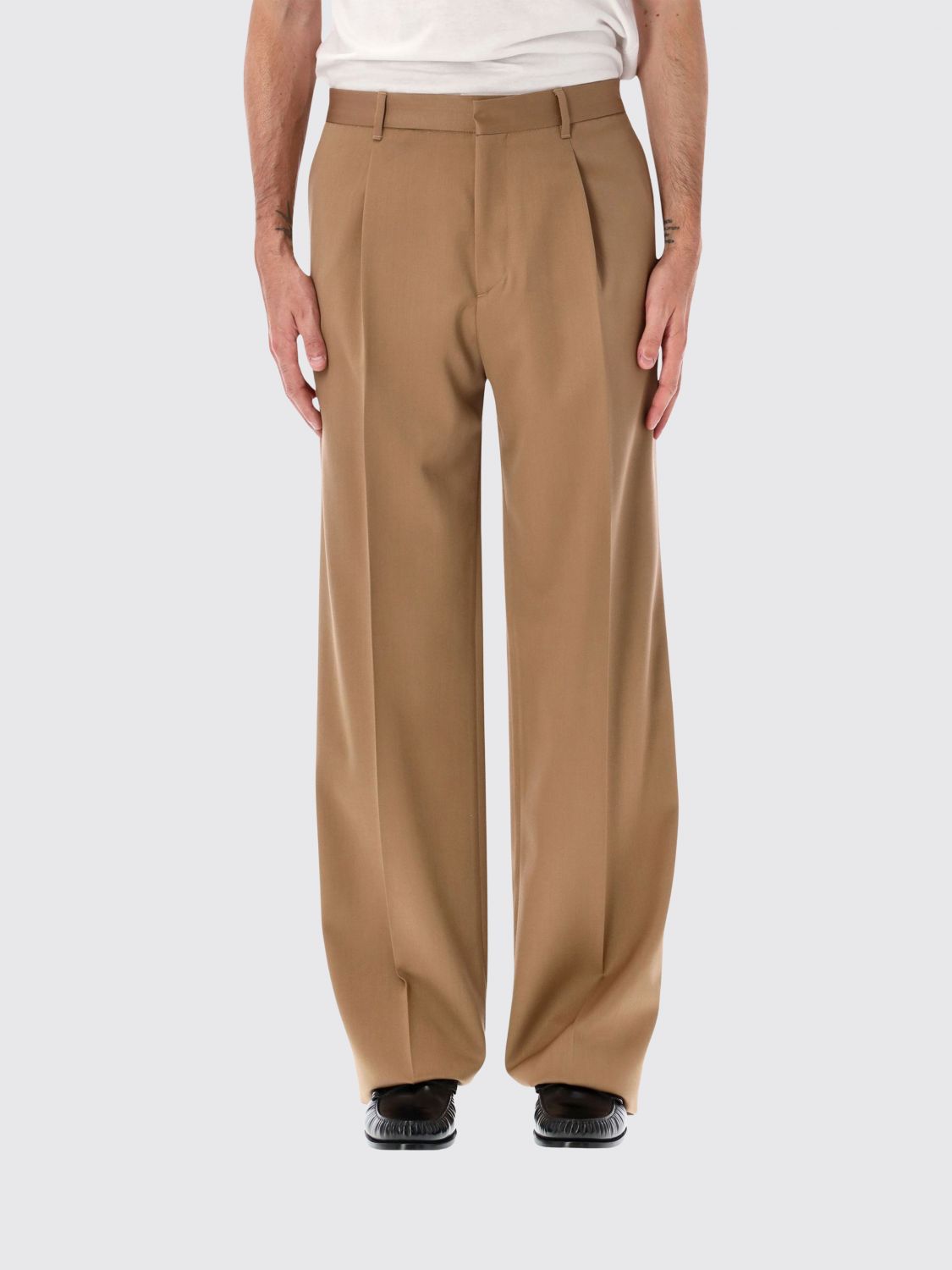 LARDINI Pants Men color Beige