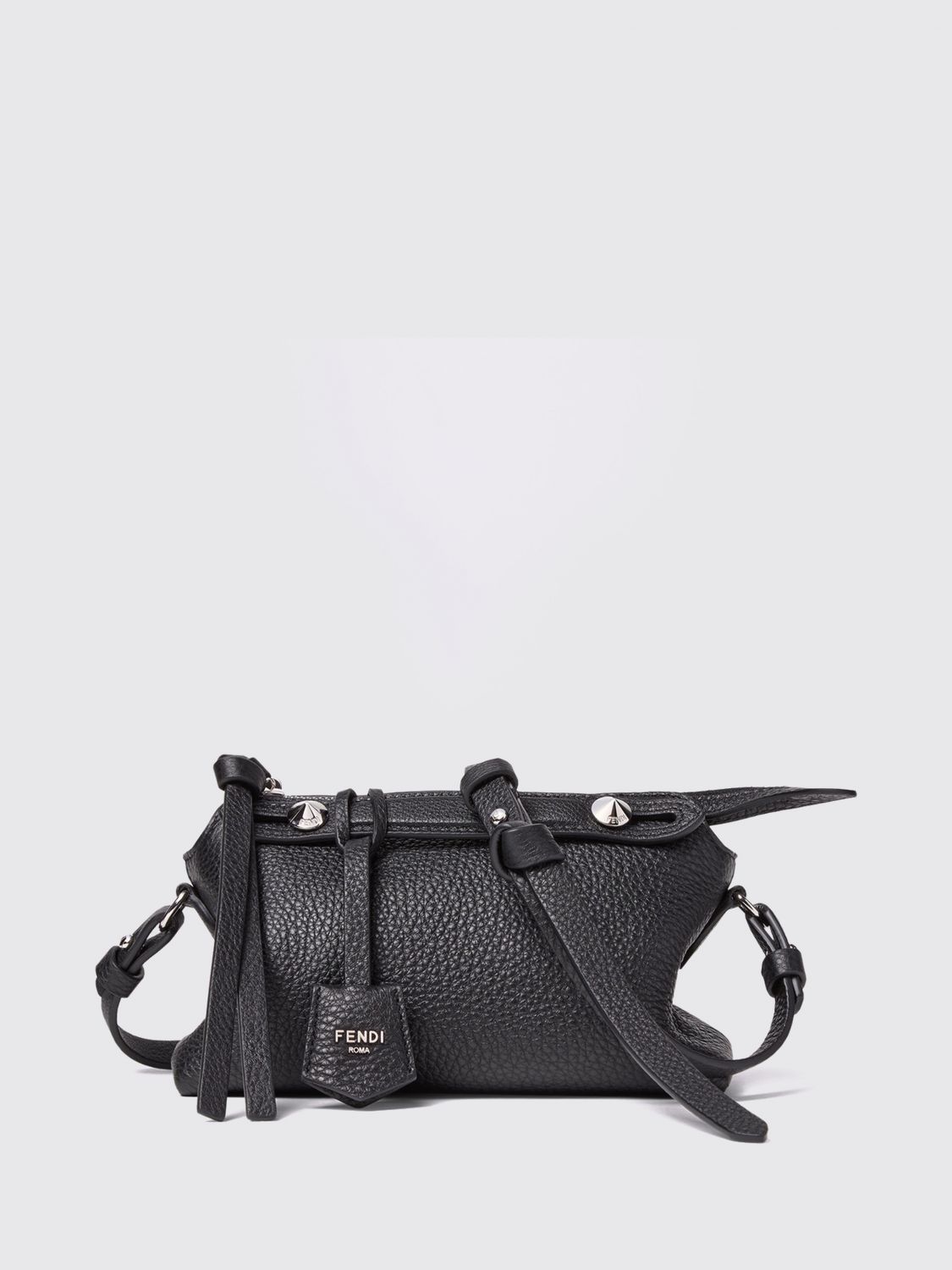 FENDI Borsa mini By The Way in pelle di vitello a grana con manici amovibili