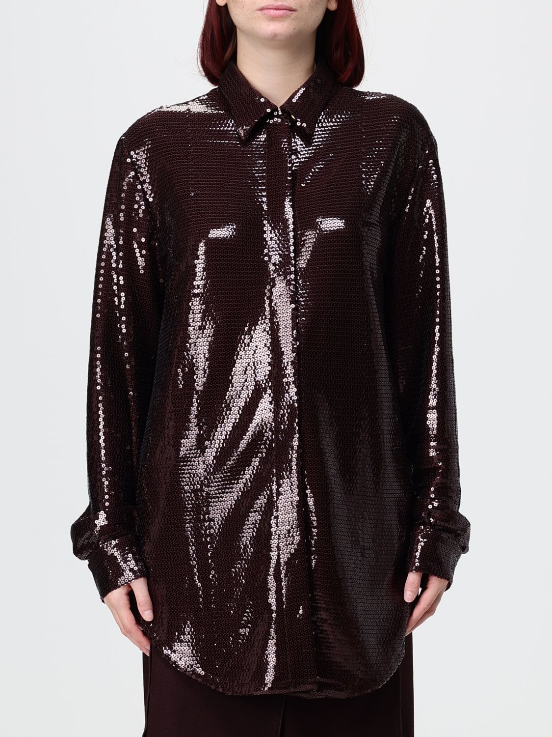 ALBERTA FERRETTI Shirt Woman color Brown