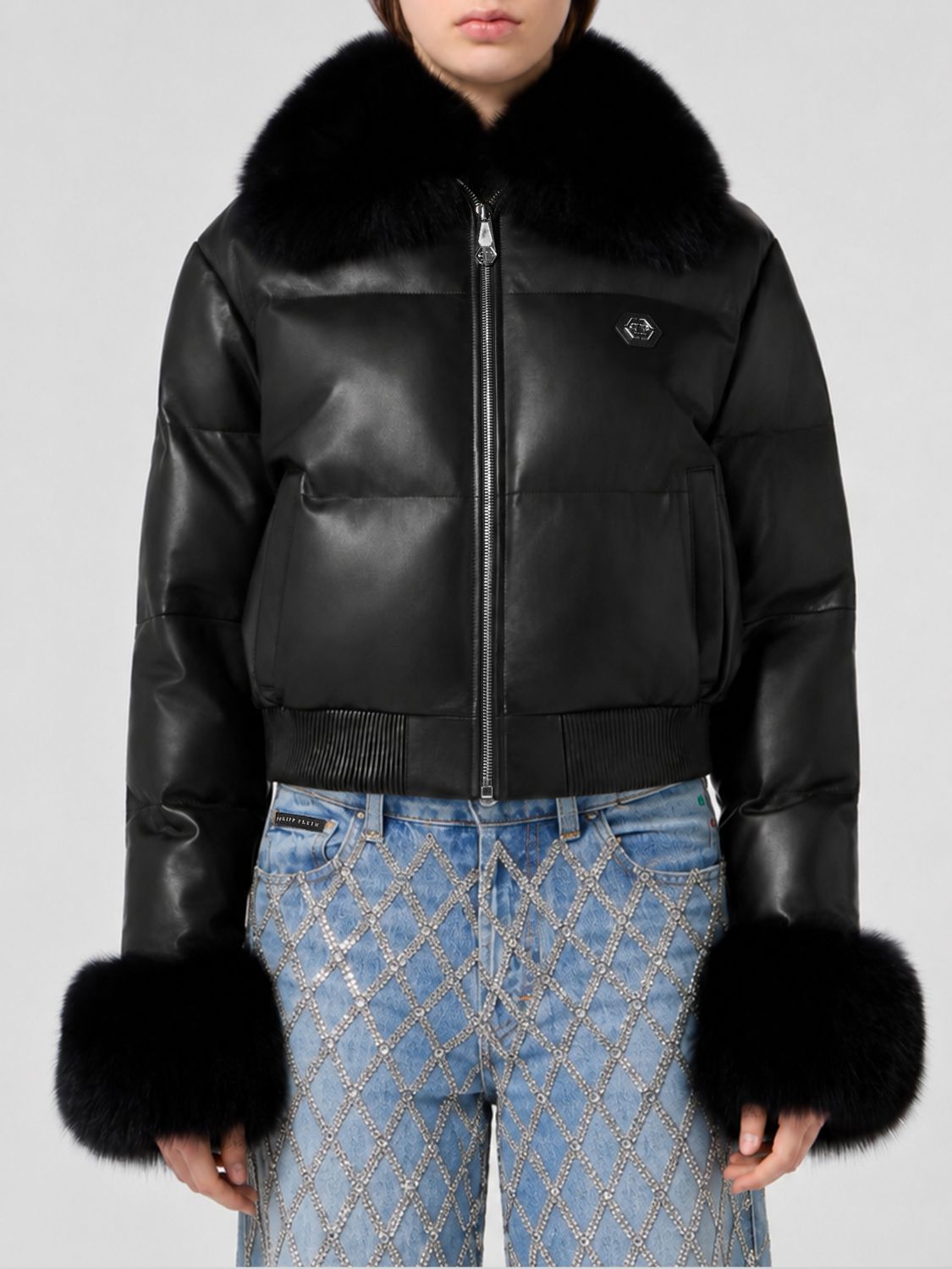 PHILIPP PLEIN Jacket Woman color Black