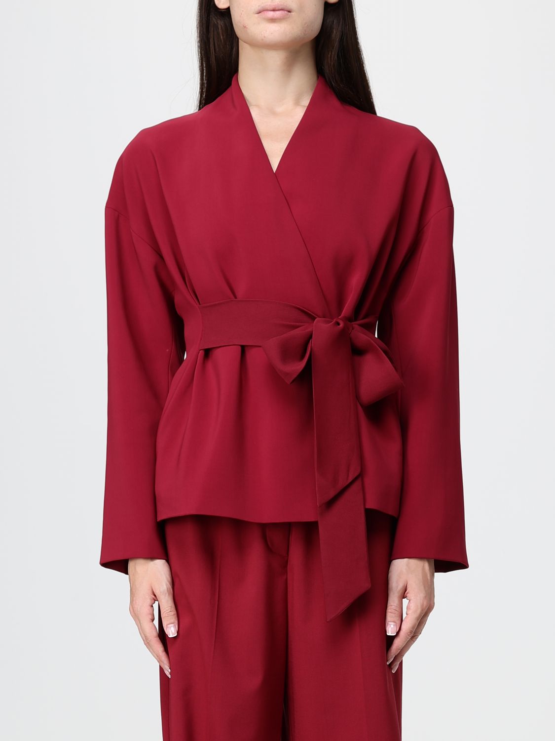 ALBERTA FERRETTI Jacket Woman color Red