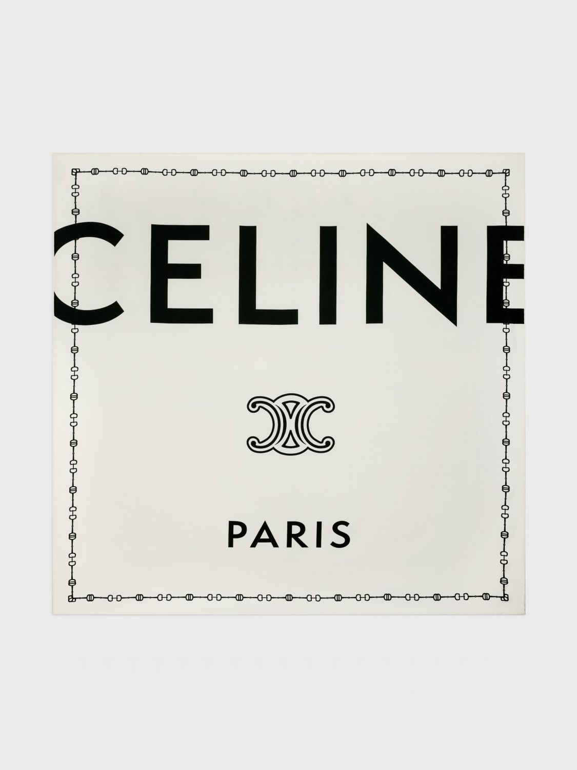 CELINE Seidentuch Damen Farbe Weiß
