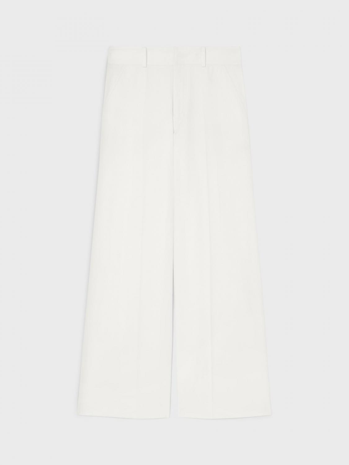 CELINE Hose Damen Farbe Weiß