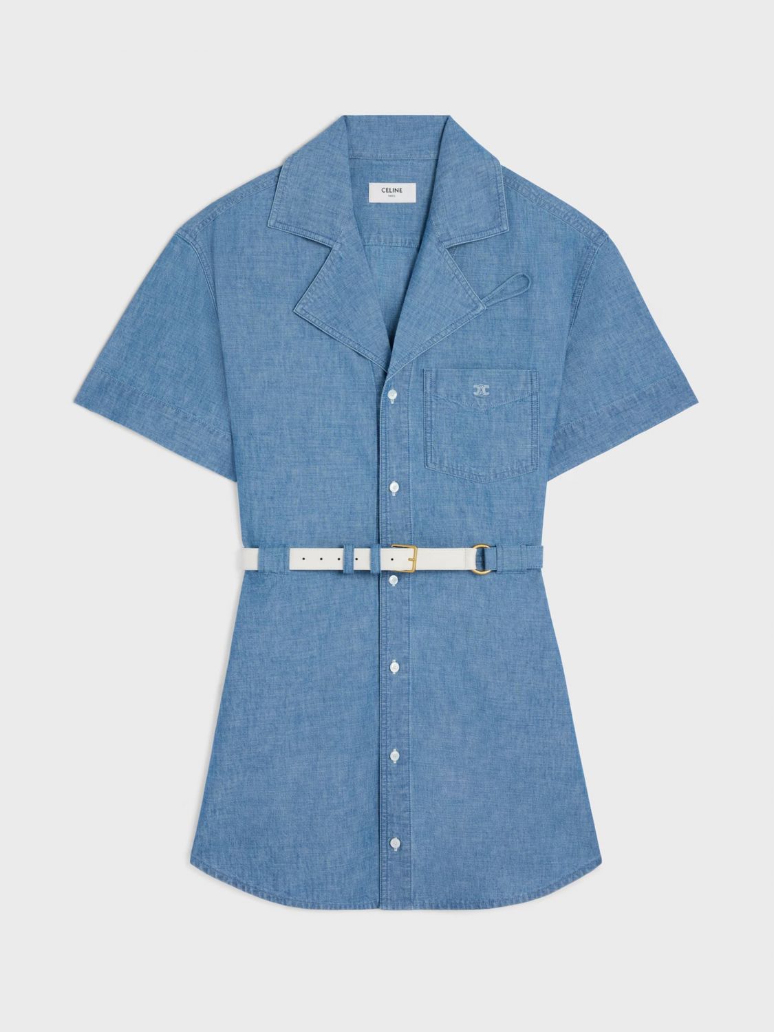 CELINE Dress Woman color Blue