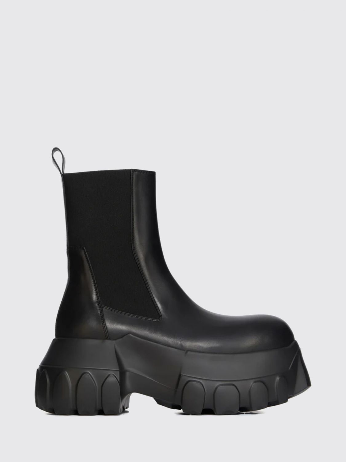 RICK OWENS Flat Ankle Boot Woman color Black