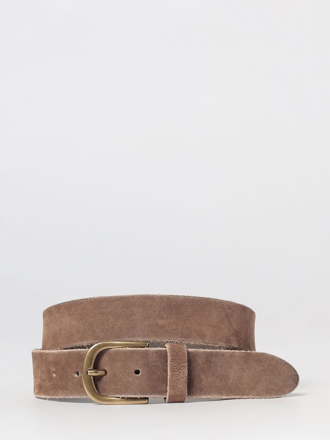 SEBAGO Adjustable Suede Leather Belt with Pin Buckle