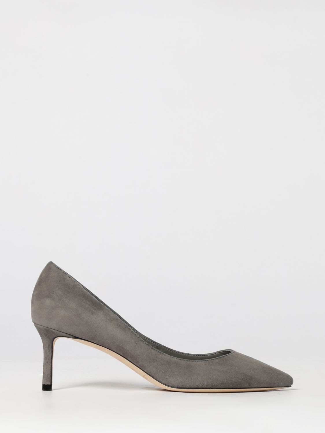 JIMMY CHOO Romy Suede Pumps with a Mid-Stiletto Heel