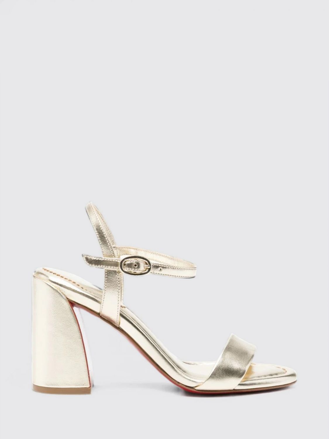 CHRISTIAN LOUBOUTIN Sandalen Mit Absatz Damen Farbe Silber