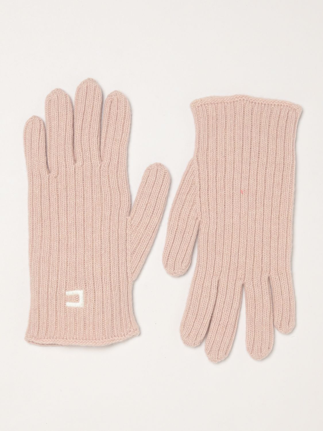 ELISABETTA FRANCHI LA MIA BAMBINA Mädchen-Handschuhe aus geripptem Wollstrick