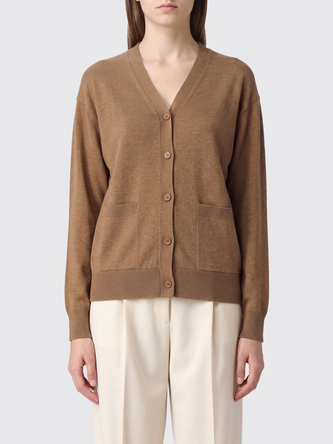 'S MAX MARA Sweater Woman color Camel
