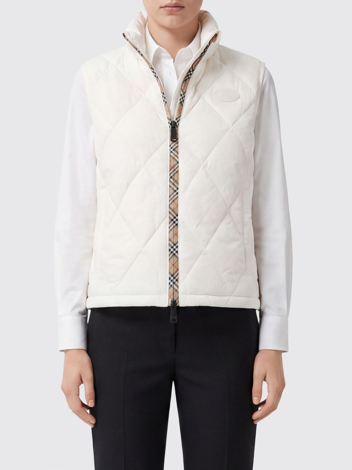 BURBERRY Cheswick Quilted Water-Repellent Nylon Gilet with EKD Logo