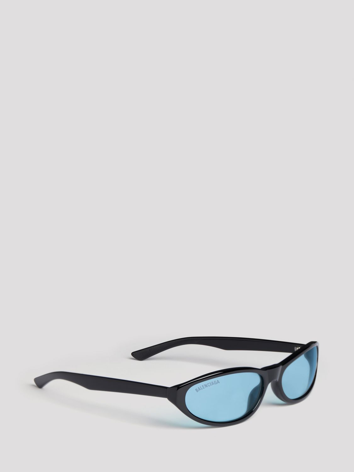 BALENCIAGA Occhiali da sole Neo in acetato riciclato con montatura ovale e logo