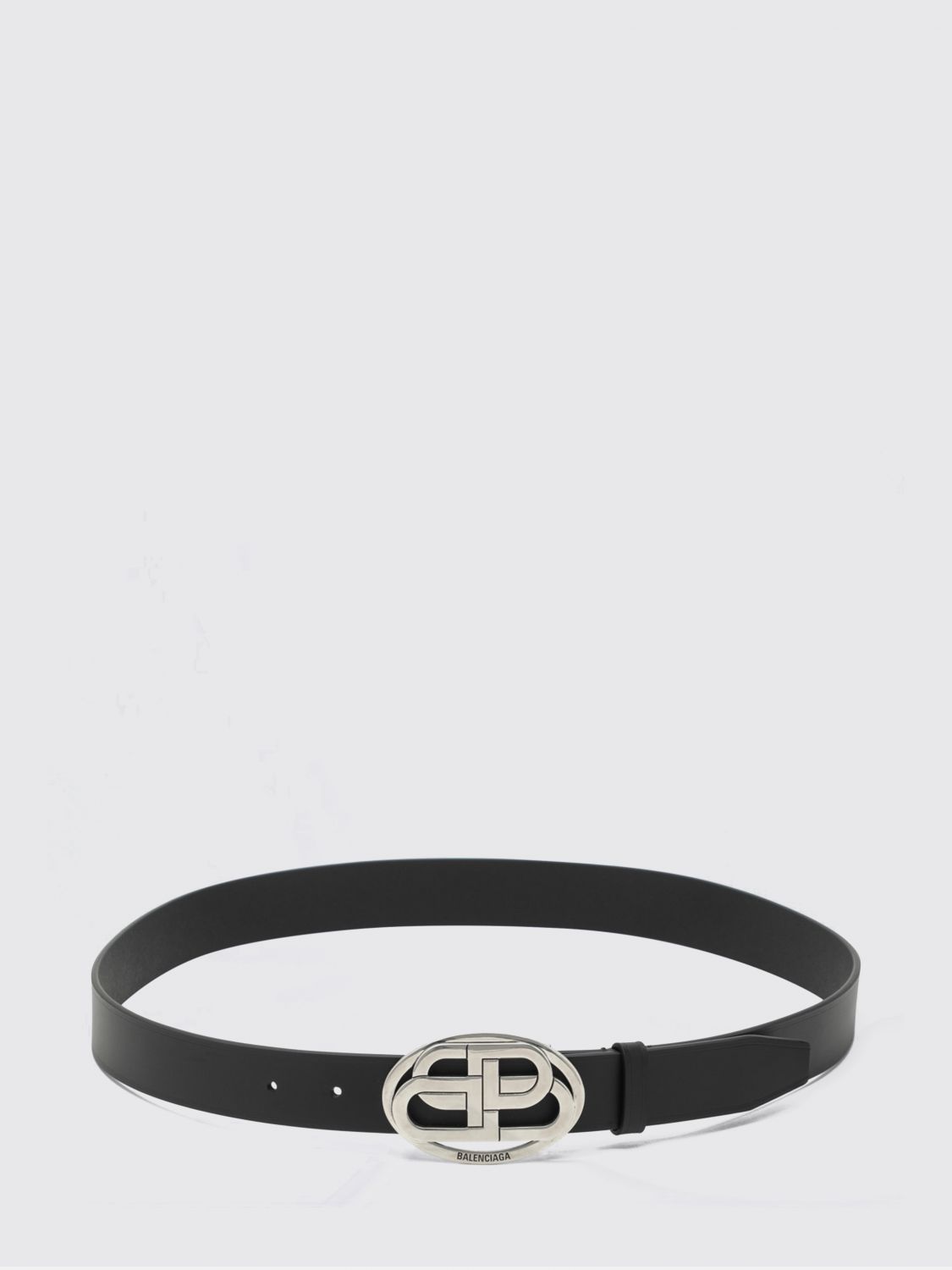 BALENCIAGA Cintura Oval BB in pelle