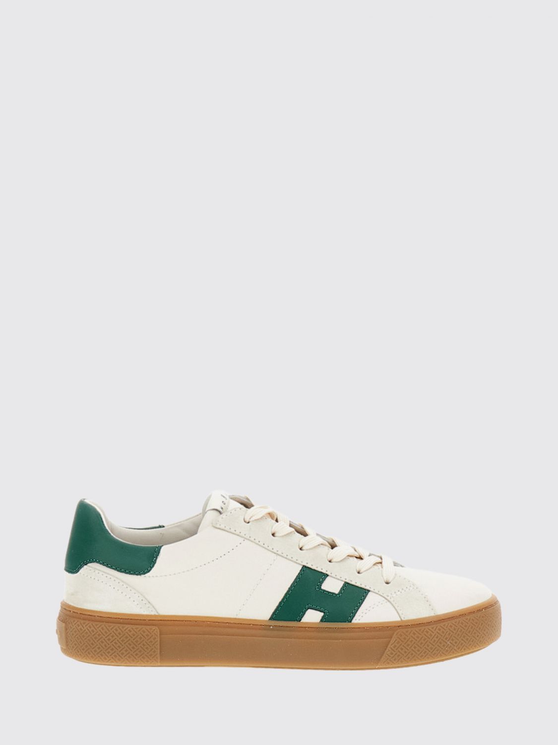 HOGAN Crosswind Low-Top-Sneakers aus Glattleder-Kalbsleder mit H-Logo