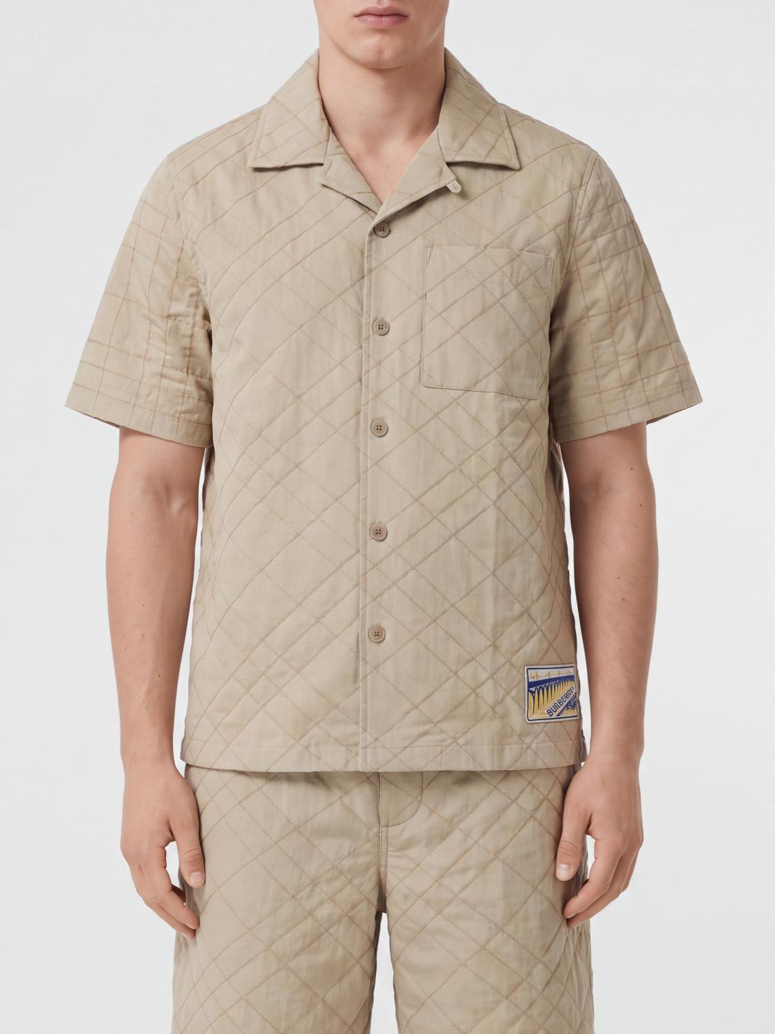BURBERRY Shirt Men color Beige