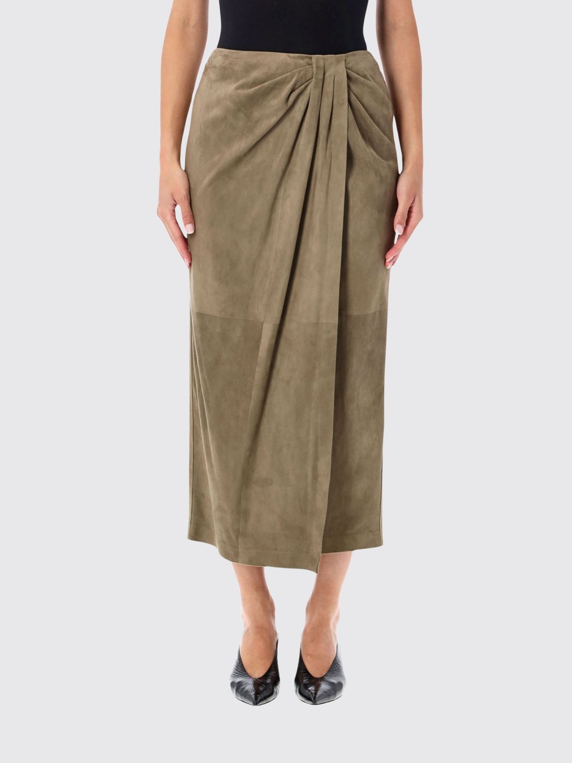 RALPH LAUREN Skirt Woman color Mud