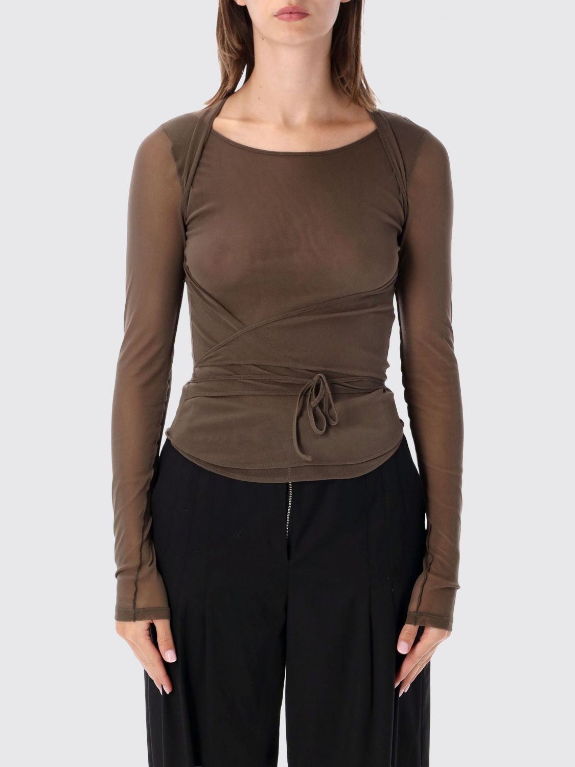 LEMAIRE Top Woman color Brown