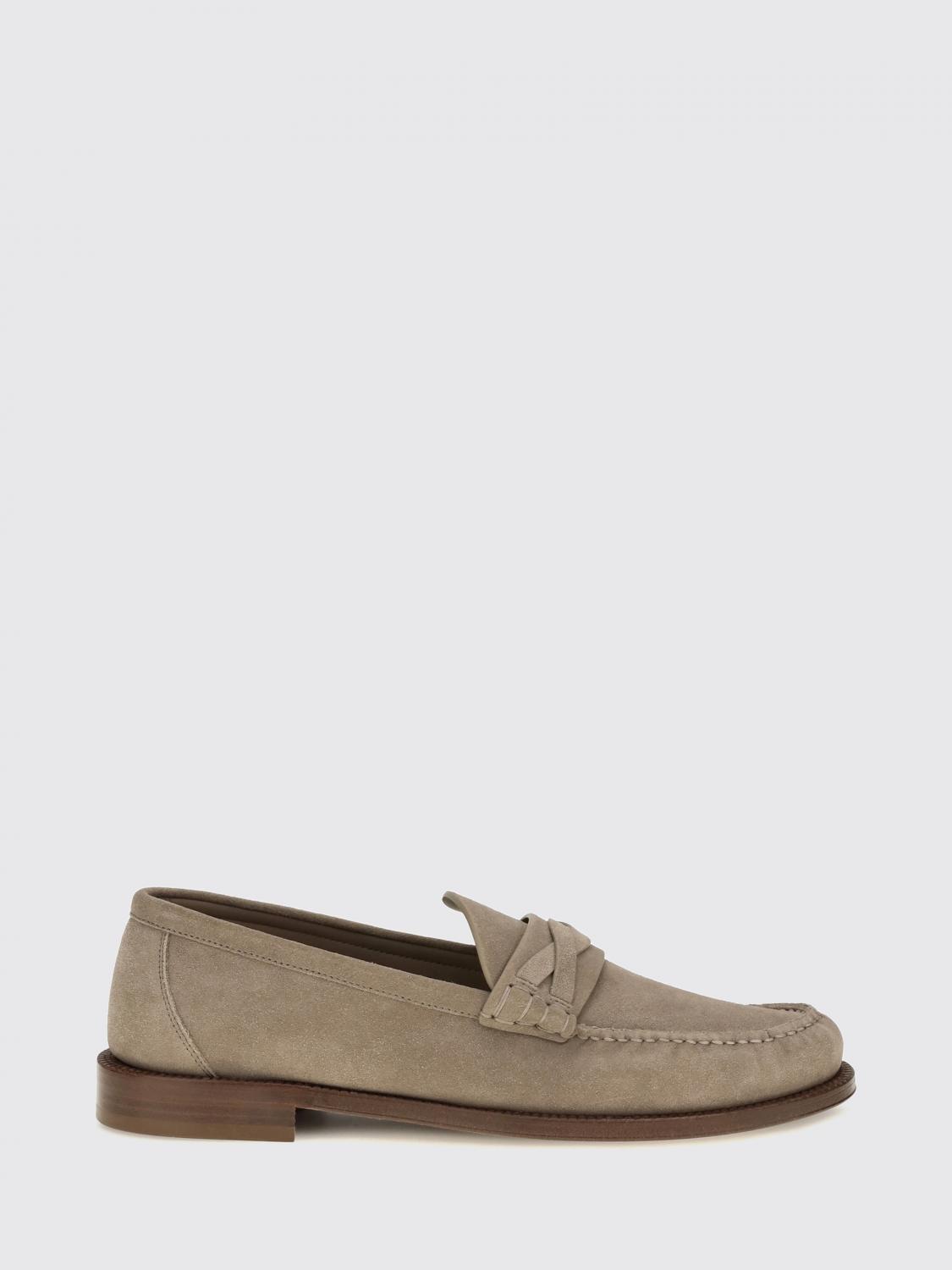 BRUNELLO CUCINELLI Loafers Men color Grey