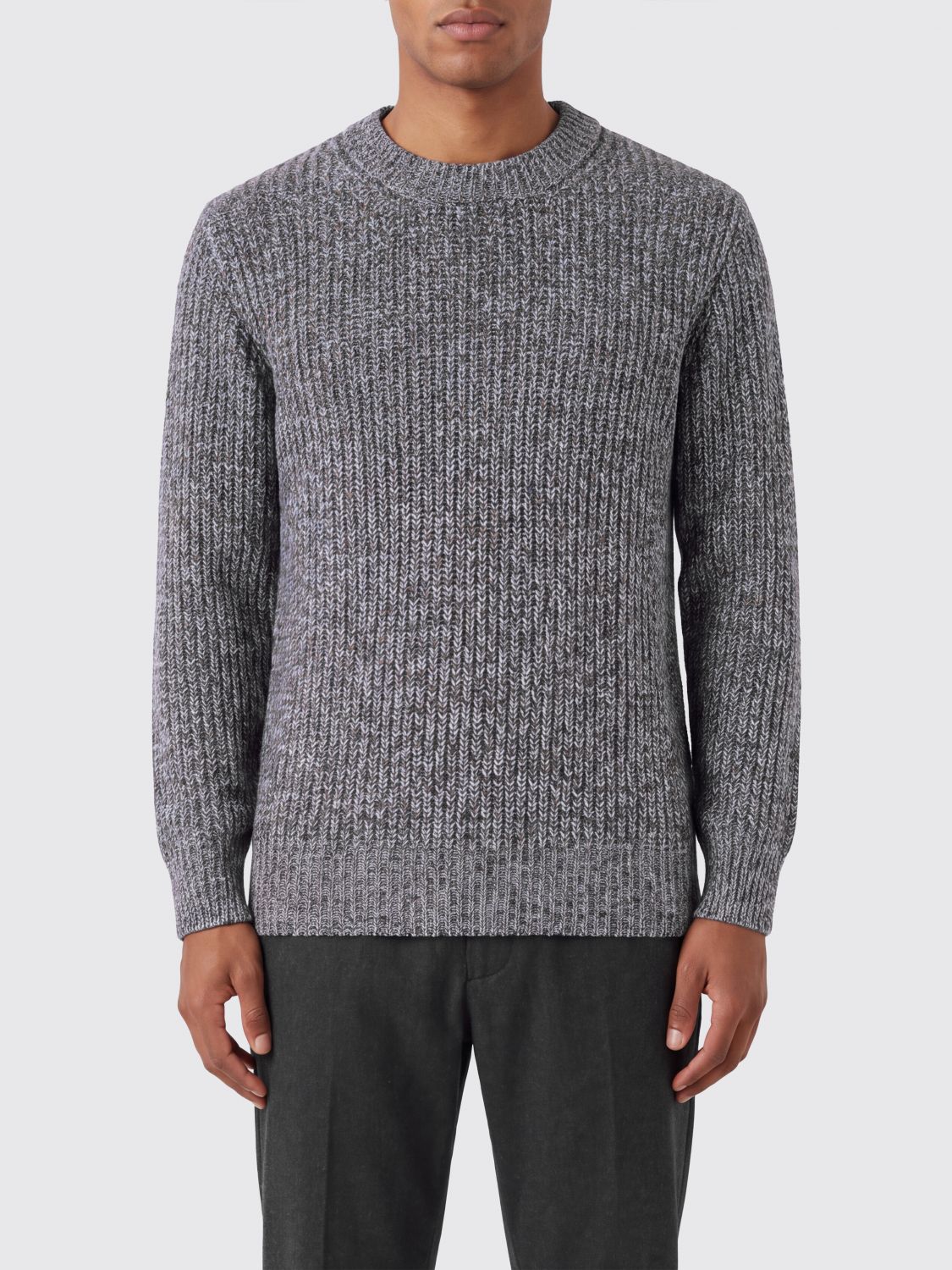 Kangra Crew-Neck Wool Blend Long-Sleeved Jumper