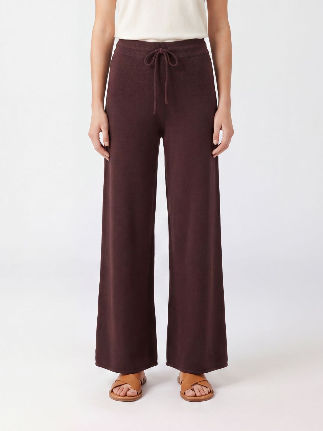 MC2 SAINT BARTH Cambon Strickhose mit hohem Bund und geradem Saum von aus Baumwolle
