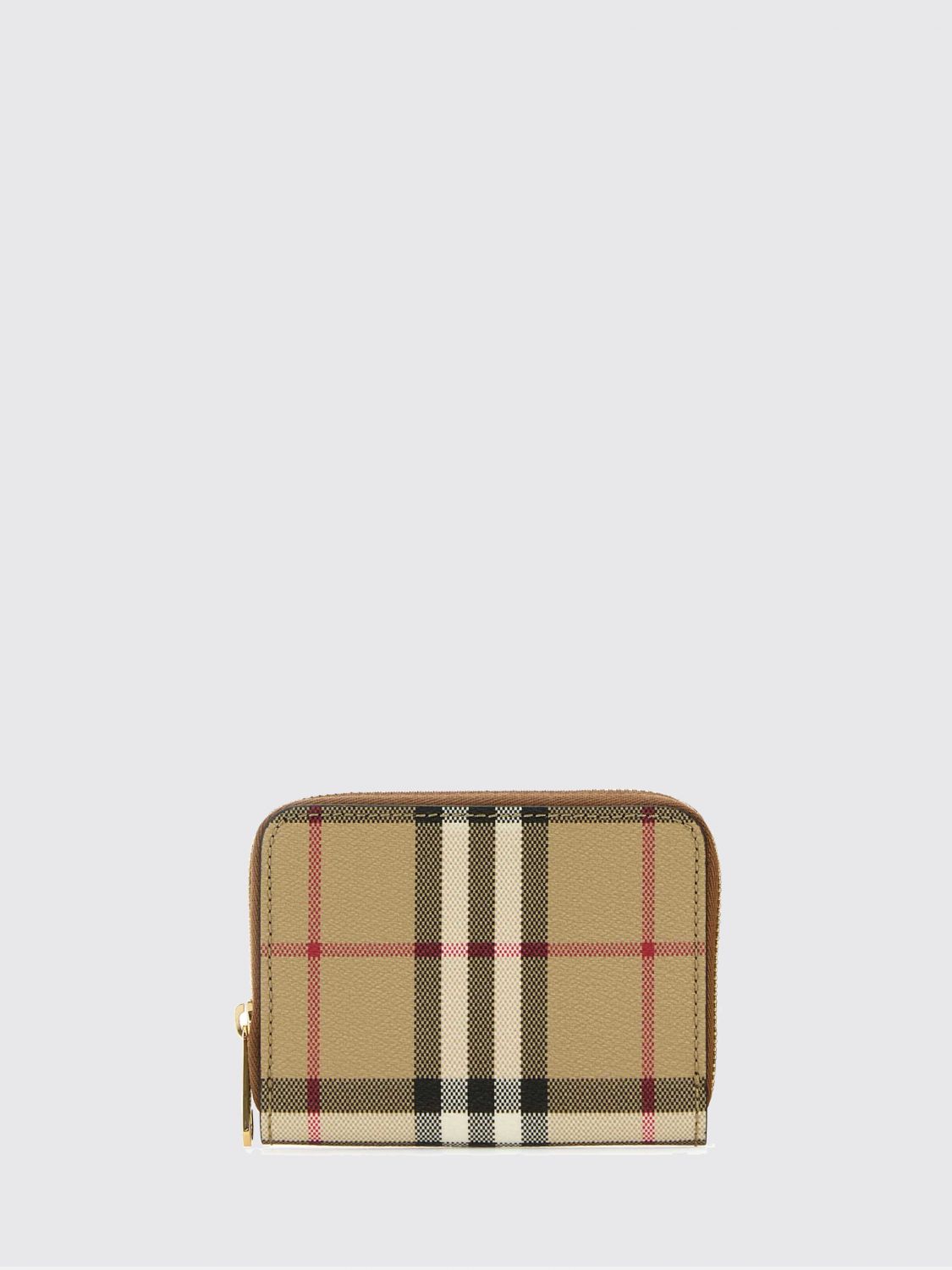 BURBERRY Wallet Woman color Brown