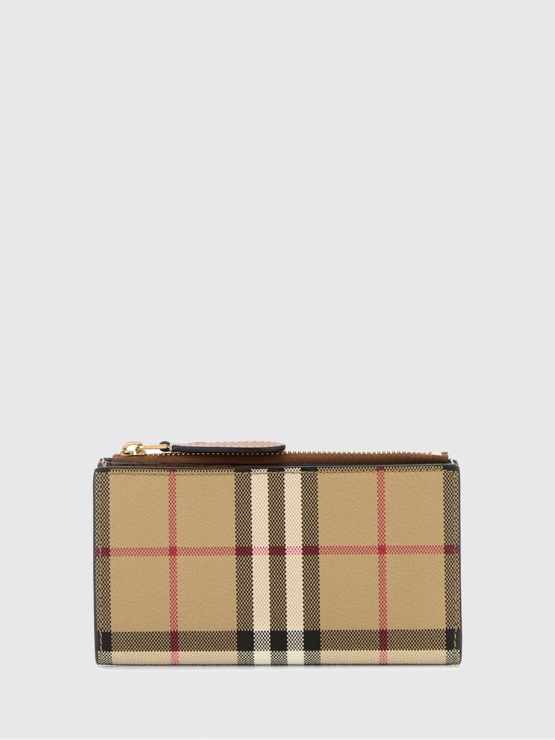 BURBERRY Wallet Woman color Brown