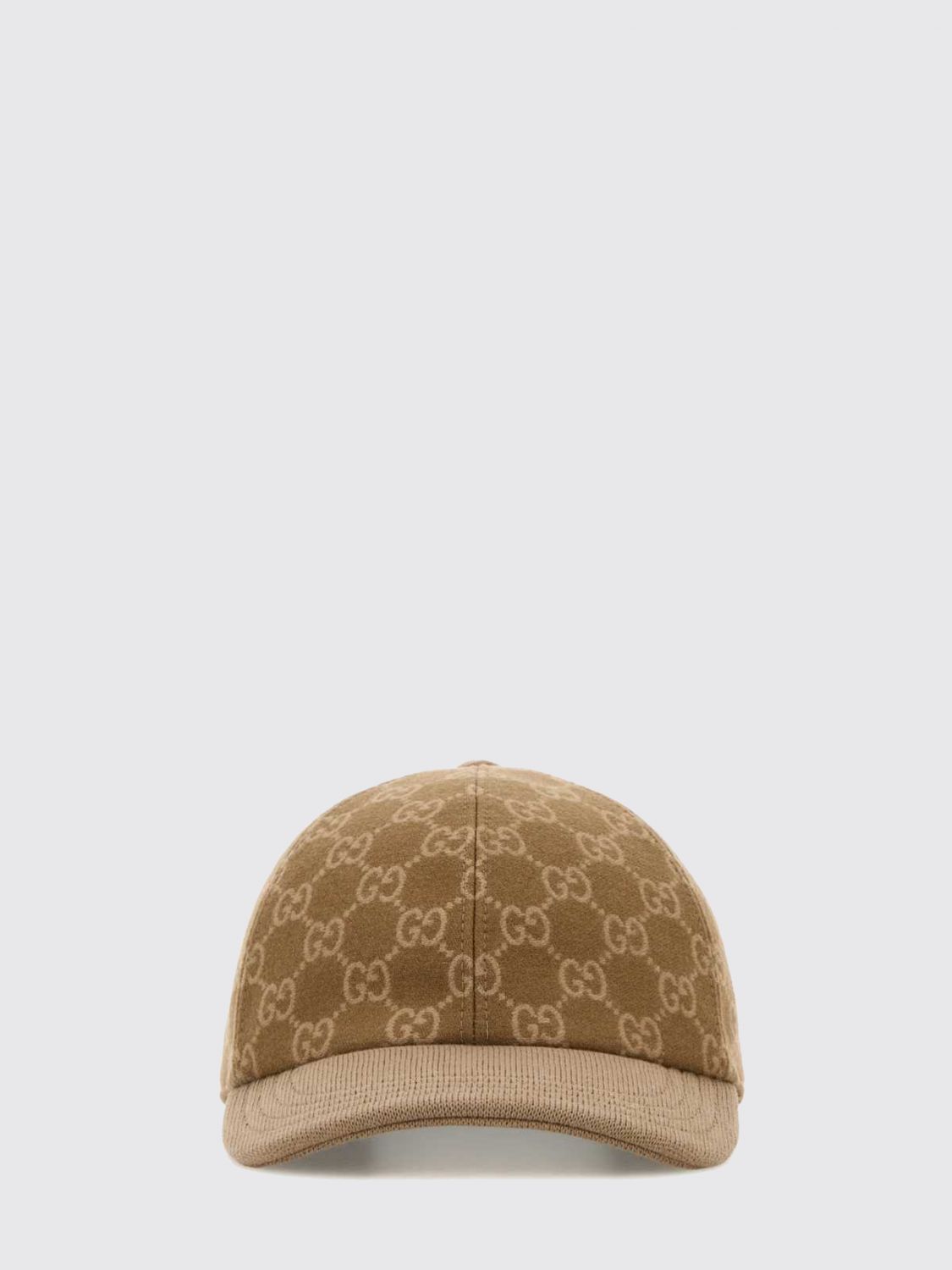 GUCCI Baseballkappe aus Wollfilz mit durchgehendem GG-Monogramm