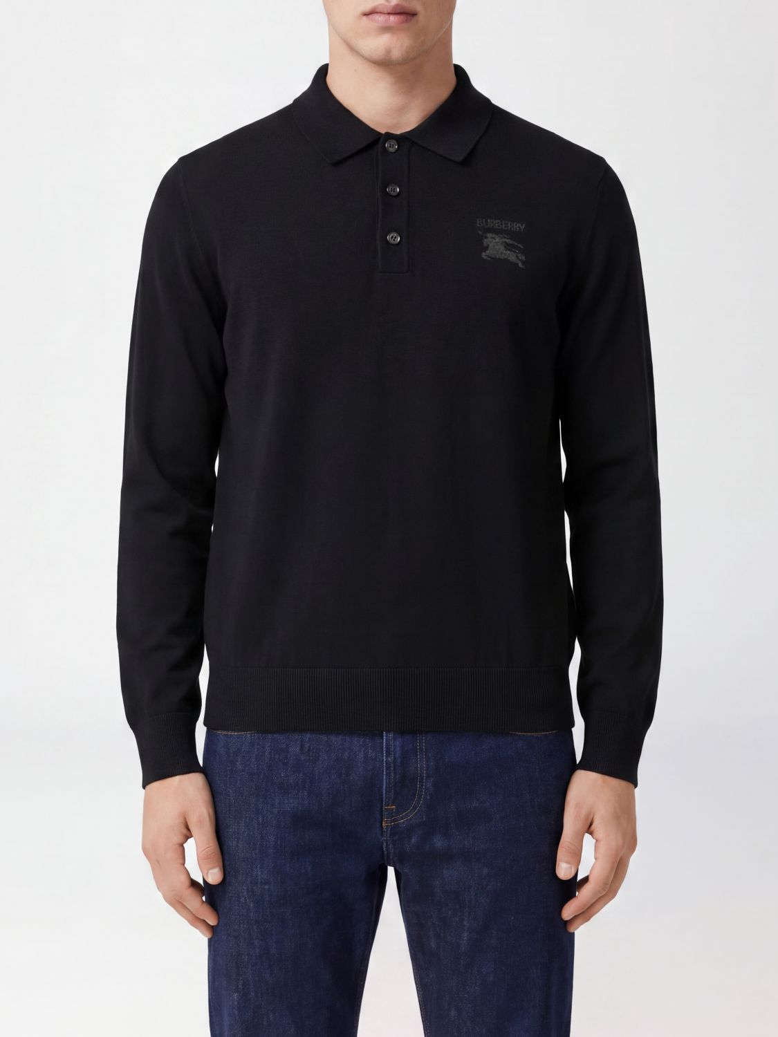 Burberry Sweater Men Color Black In 黑色