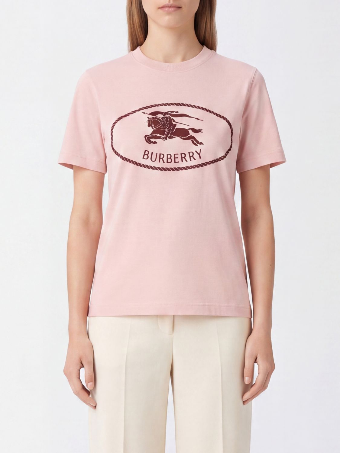 BURBERRY T-Shirt Woman color Pink